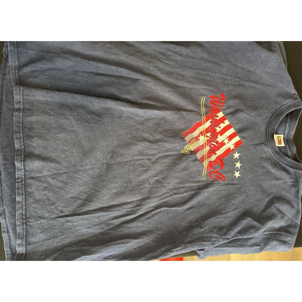 Vintage Washington DC Embroidered T Shirt Xl